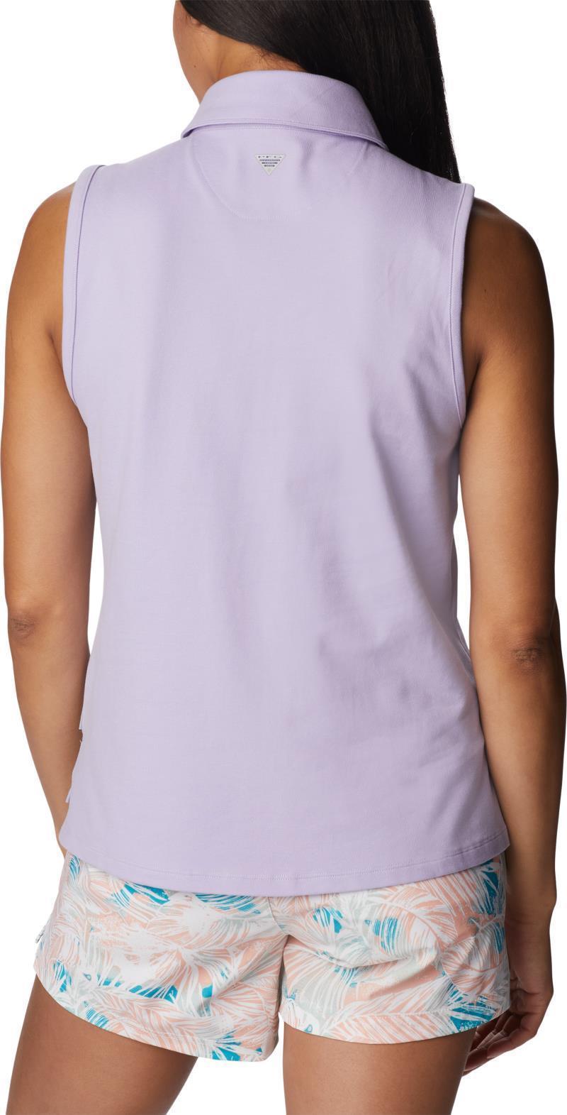 Sun Drifter Sleeveless Polo - Womens - Soft Violet 3