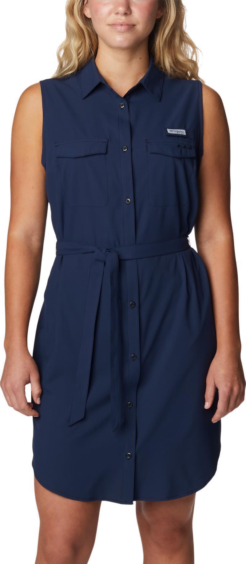 Sun Drifter Woven Dress II - Womens - Collegiate Navy 1
