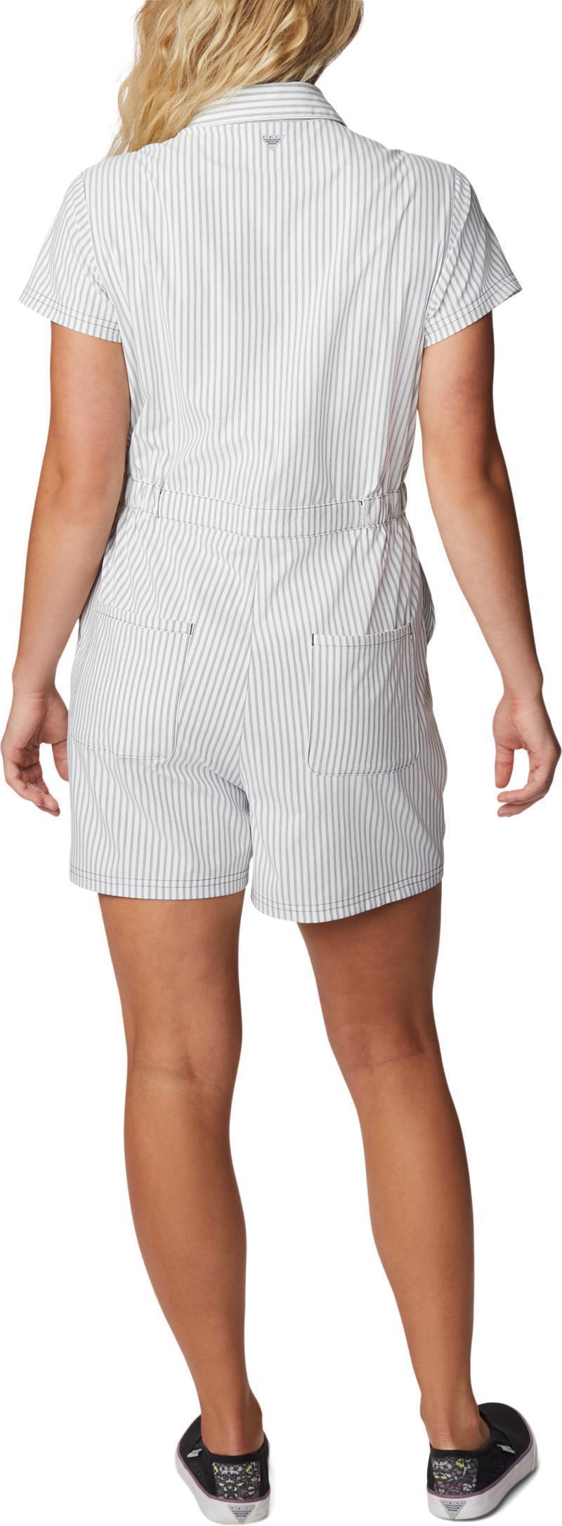Sun Drifter Woven Romper, Reg - Womens - Black 3