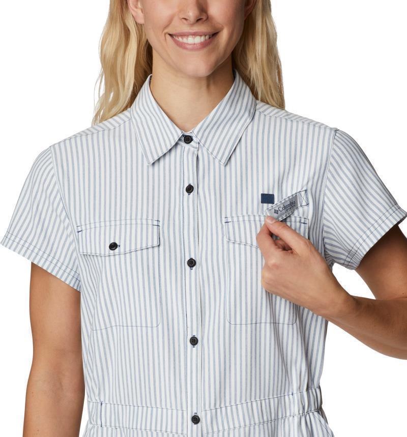 Sun Drifter Woven Romper, Reg - Womens - Carbon 4