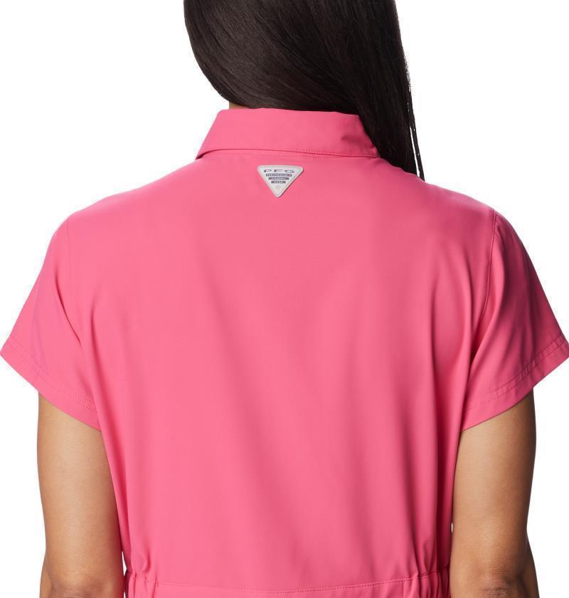 Sun Drifter Woven Romper, Reg - Womens - Ultra Pink 5