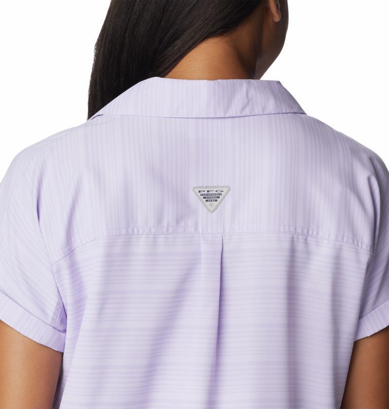 Sun Drifter Woven SS - Womens - Soft Violet Stripe 5