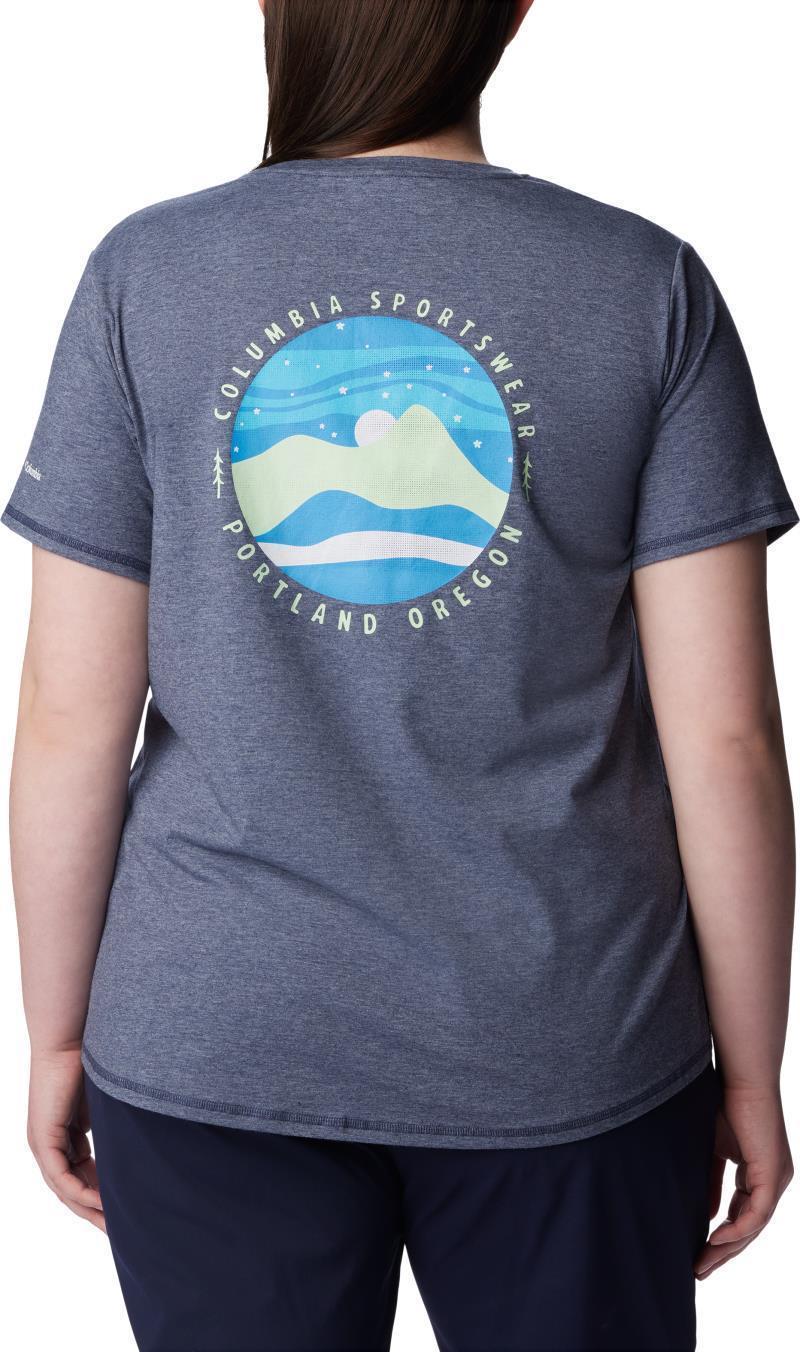 Sun Trek Graphic Tee II - Plus - Womens - Nocturnal / Night Sky Graphic 2