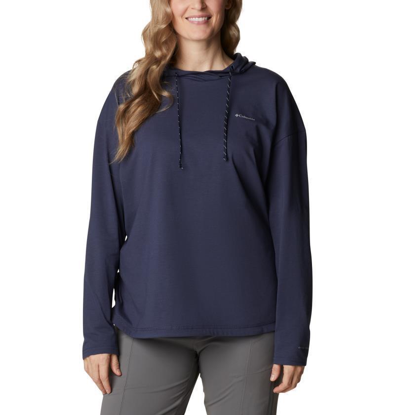 Sun Trek Hooded Pullover - Plus - Womens - Nocturnal 1