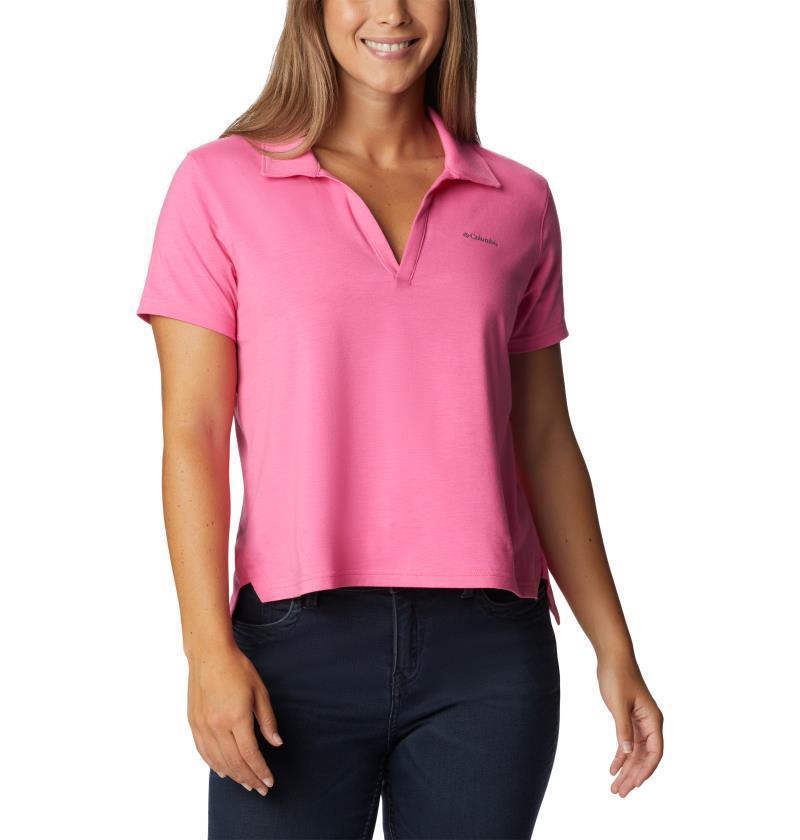 Sun Trek Polo - Womens - Wild Geranium 1