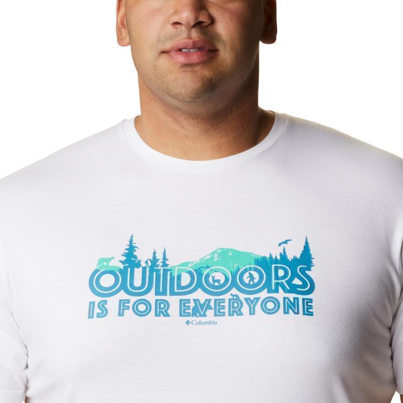 Sun Trek SS Graphic Tee - Big - Mens - White / All For Outdoors Graphic 5