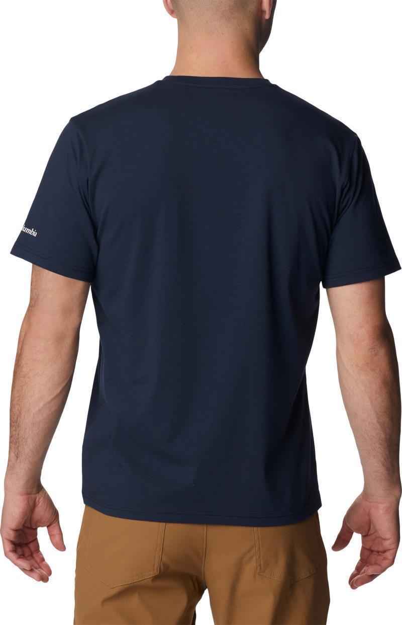 Sun Trek SS Graphic Tee - Tall - Mens - Collegiate Navy / Palmed Hex Graphic 2