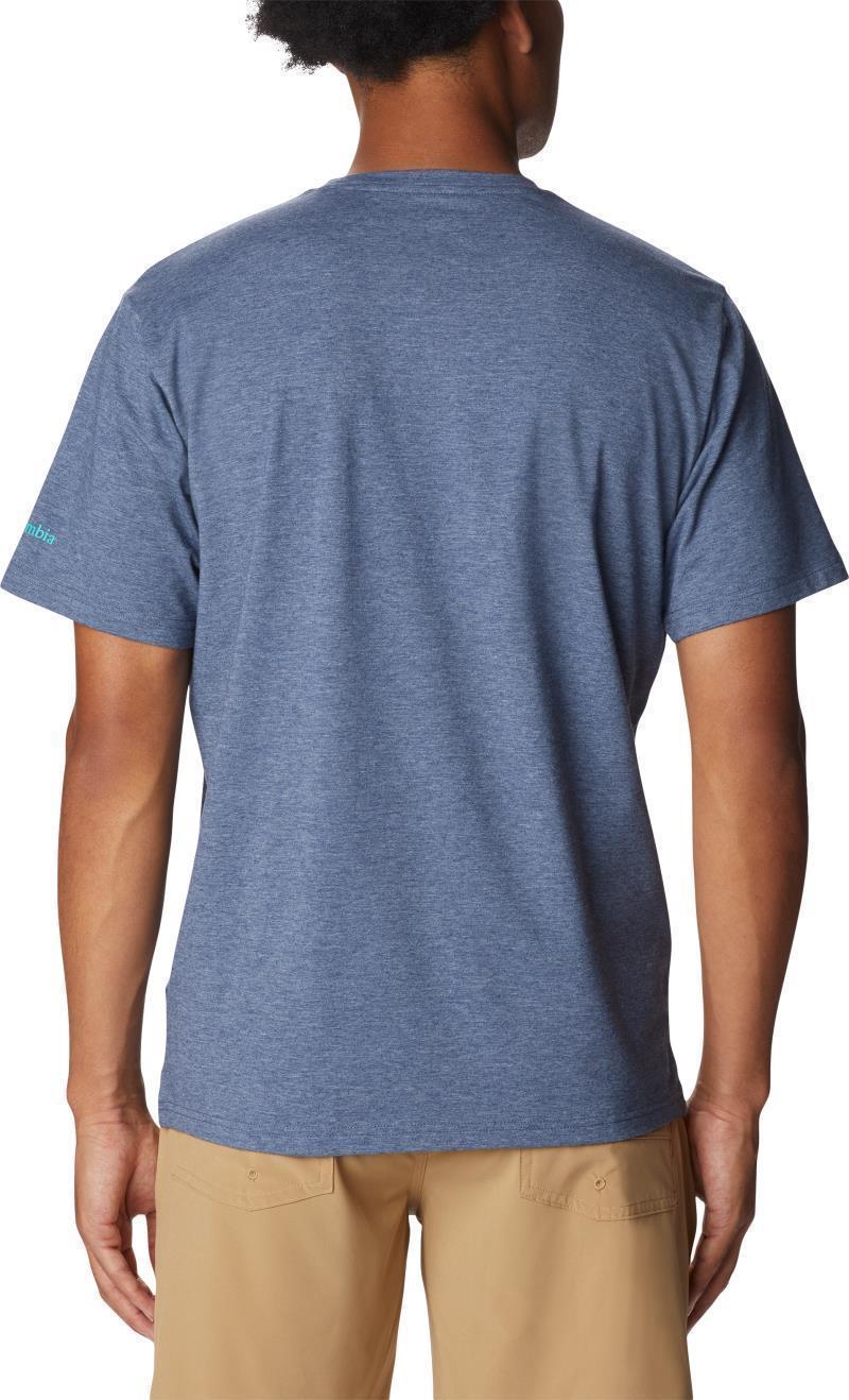 Sun Trek SS Graphic Tee - Tall - Mens - Dark Mountain / Stippled Scene Graphic 2