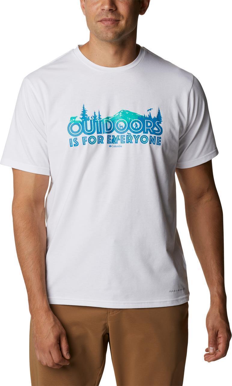 Sun Trek SS Graphic Tee - Tall - Mens - White / All For Outdoors Graphic 1