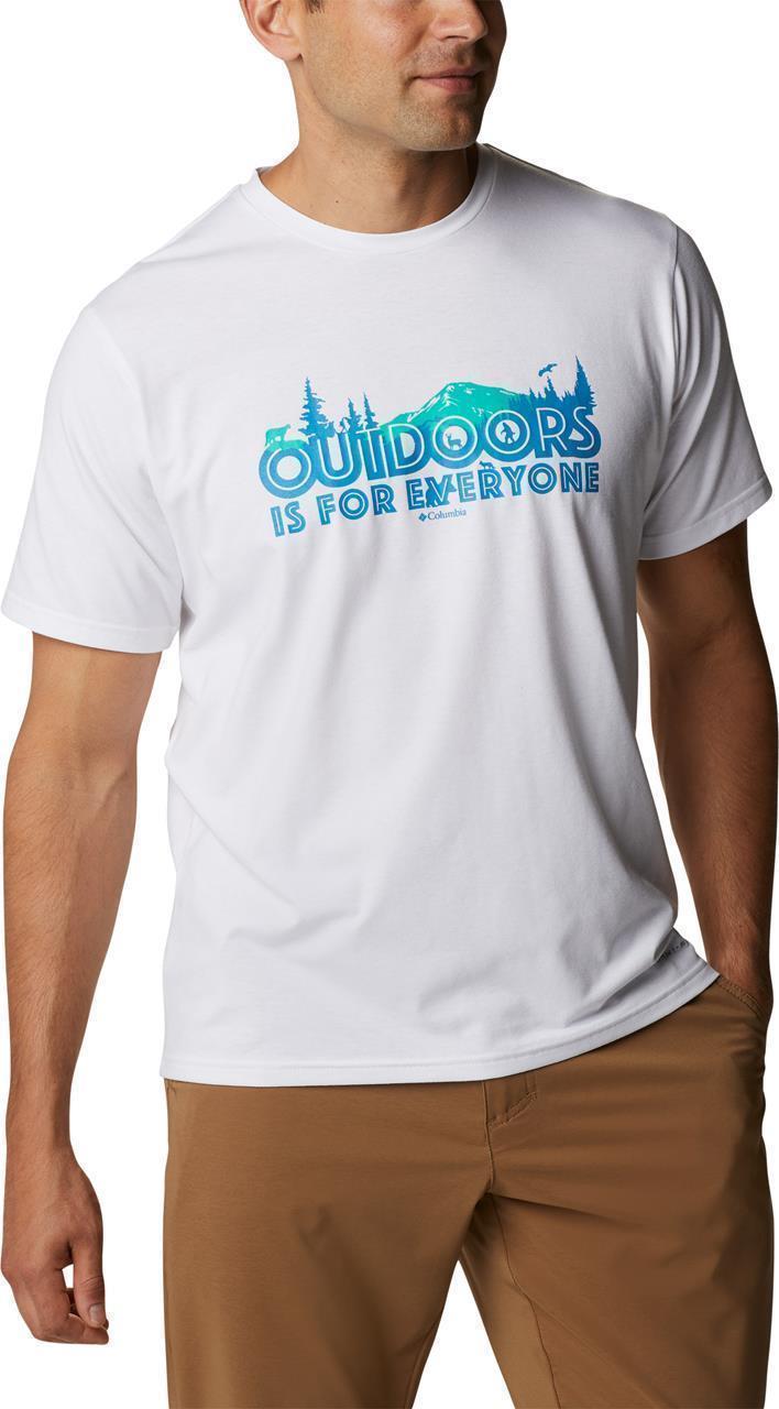 Sun Trek SS Graphic Tee - Tall - Mens - White / All For Outdoors Graphic 4