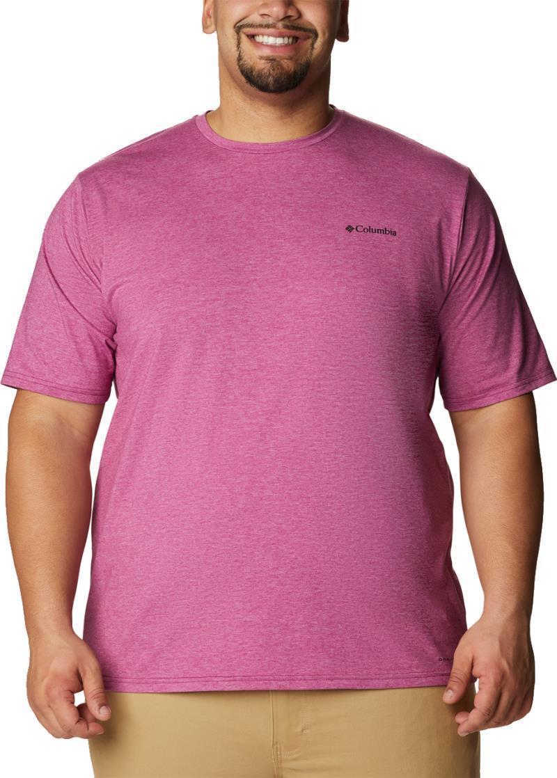 Sun Trek SS Tee - Big - Mens - Red Onion Heather 1