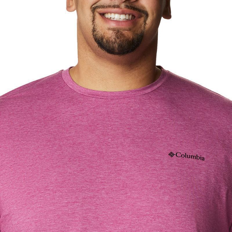 Sun Trek SS Tee - Big - Mens - Red Onion Heather 5