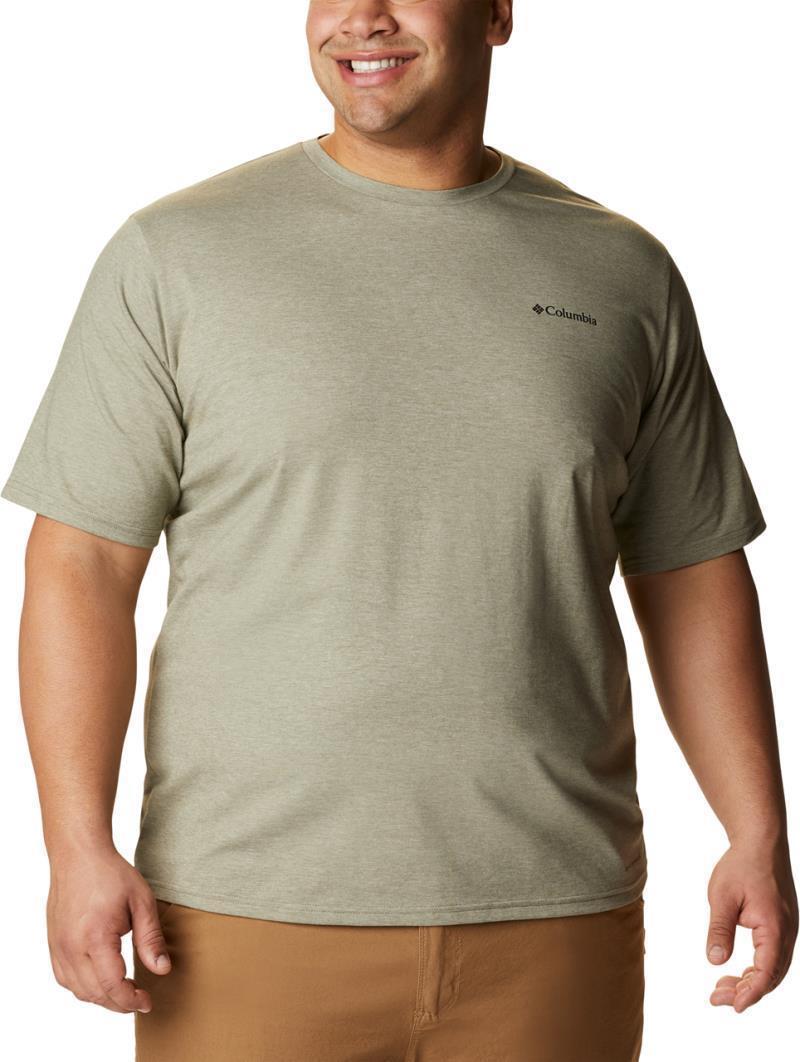 Sun Trek SS Tee - Big - Mens - Stone Green Heather 1