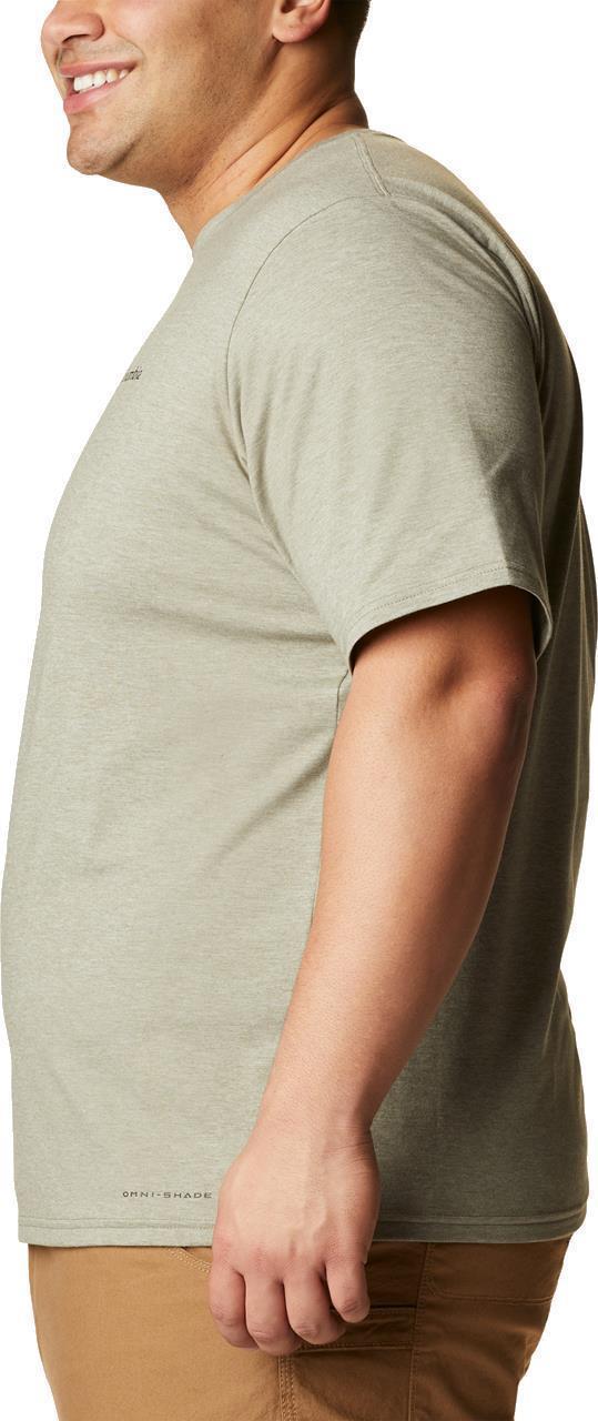 Sun Trek SS Tee - Big - Mens - Stone Green Heather 3