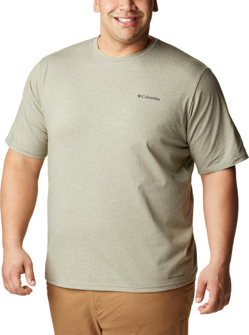 Sun Trek SS Tee - Big - Mens - Stone Green Heather 4