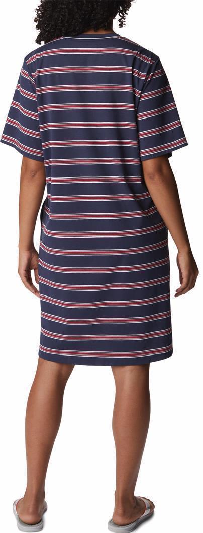 Sun Trek Tee Dress - nocturnal / sunshift stripe 1