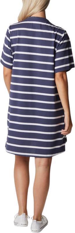 Sun Trek Tee Dress - nocturnal sunrise stripe 1