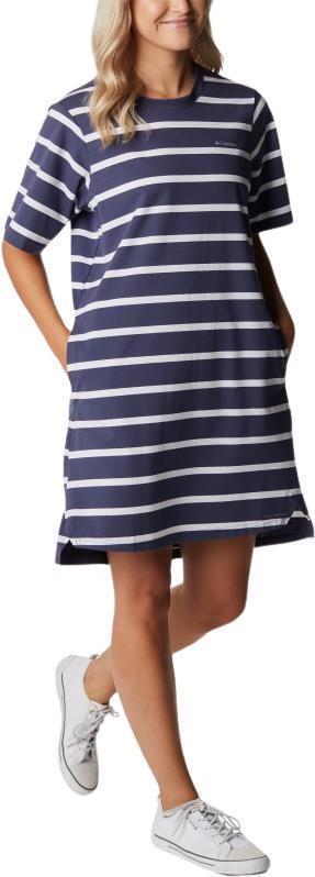 Sun Trek Tee Dress - nocturnal sunrise stripe 1