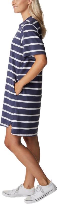 Sun Trek Tee Dress - nocturnal sunrise stripe 1
