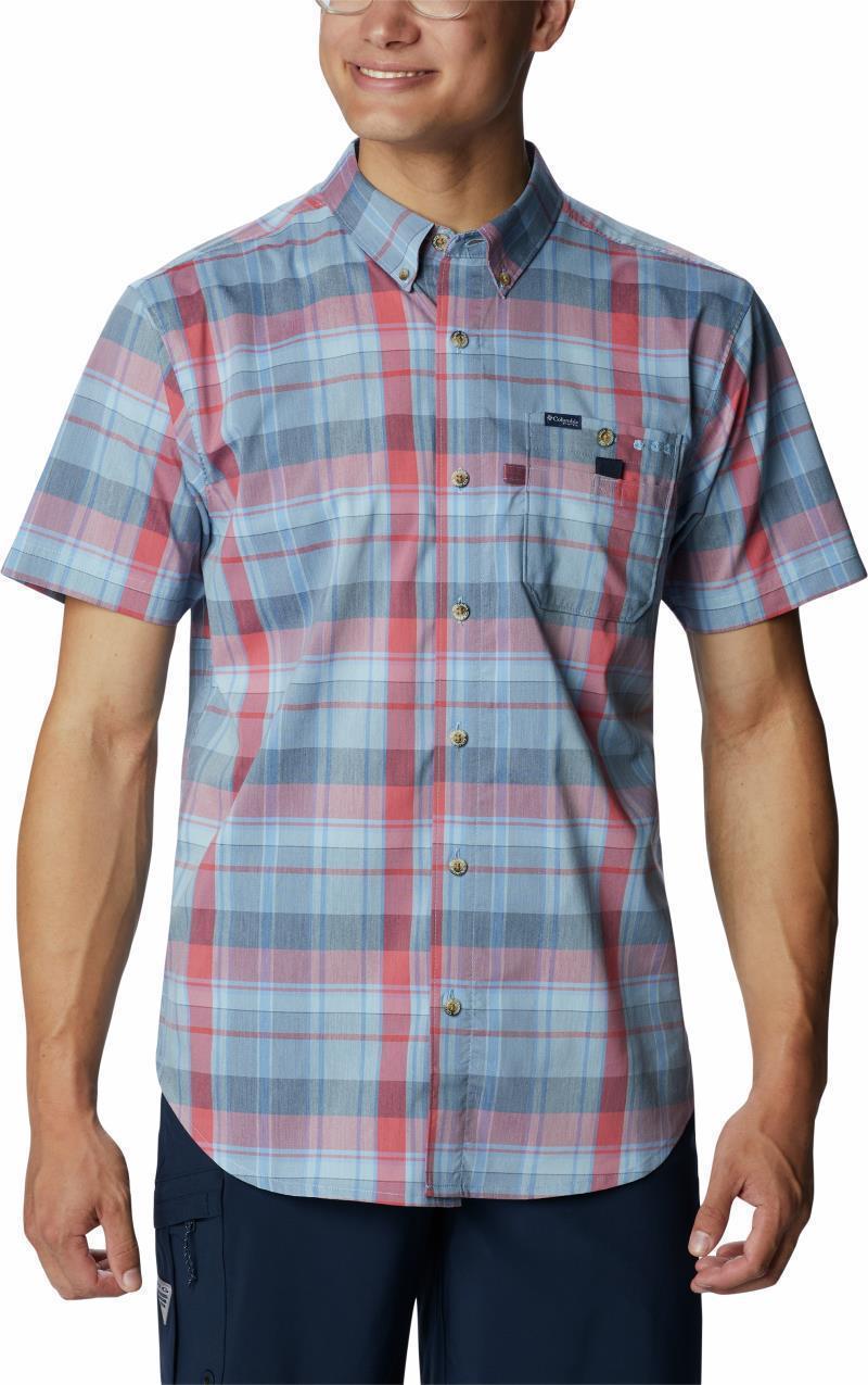 Super Bonefish SS Shirt - Mens - Agate Blue Multi Madras 1