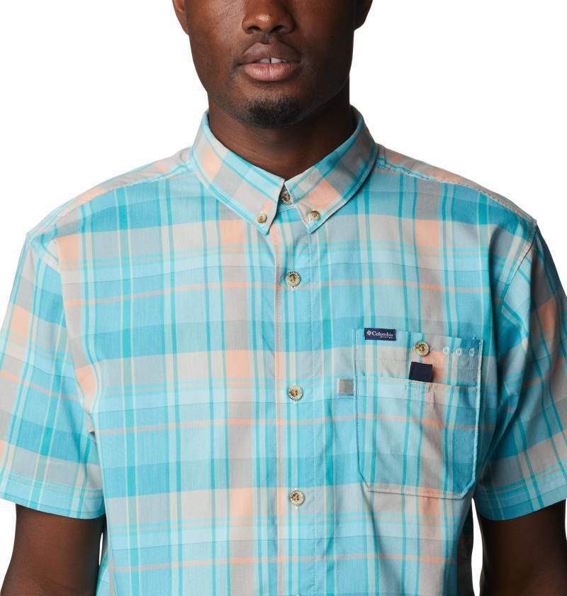 Super Bonefish SS Shirt - Mens - Ocean Teal Multi Madras 4