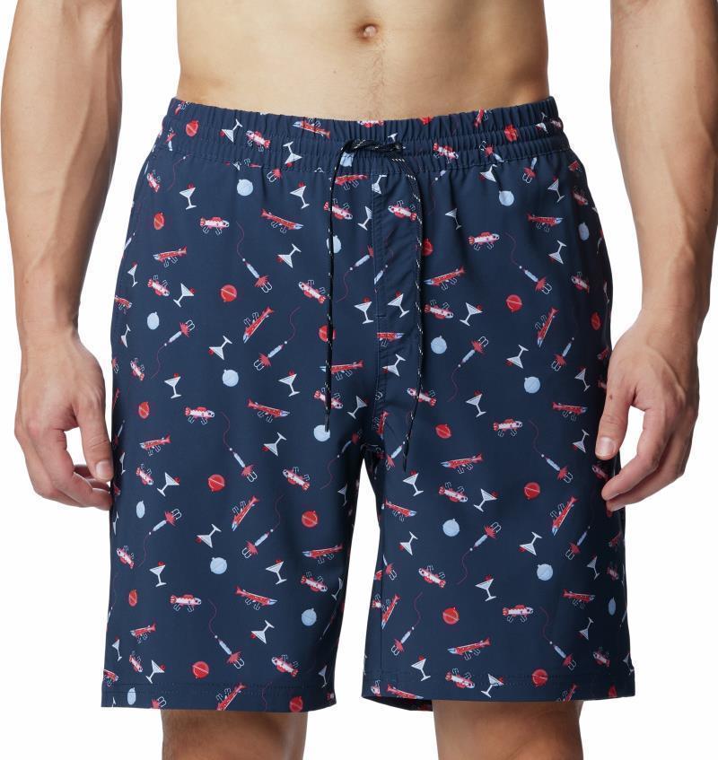 Super Slack Tide Hybrid Water Shorts, 6" Inseam - Mens - Collegiate Navy Boozy Bobbers 4