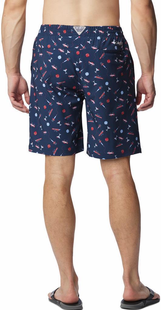 Super Slack Tide Hybrid Water Shorts, 9" Inseam - Mens - Collegiate Navy Boozy Bobbers 2