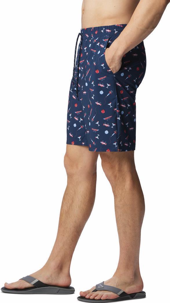 Super Slack Tide Hybrid Water Shorts, 9" Inseam - Mens - Collegiate Navy Boozy Bobbers 3