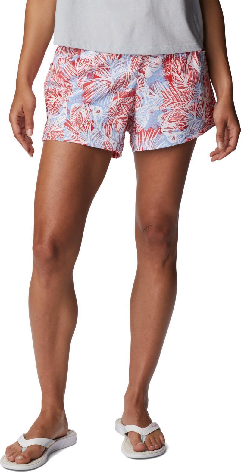 Super Slack Water Stretch Water Shorts, 4" Inseam - Womens - Agate Blue Tropic Blend 1