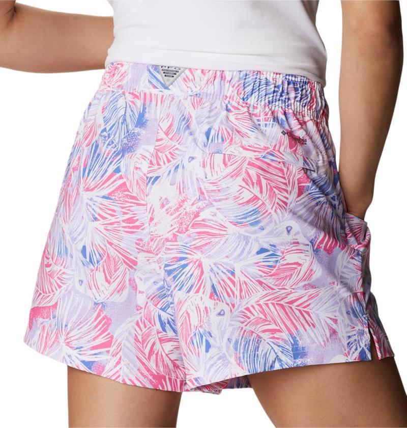 Super Slack Water Stretch Water Shorts, 4" Inseam - Womens - Violet Sea Tropic Blend 5