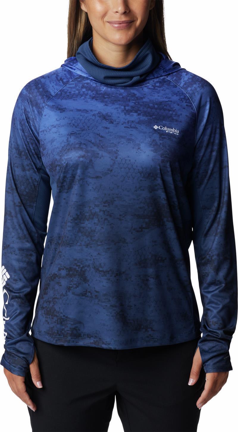 Super Tidal Tee Vent Hoodie - Womens - Violet Sea Camo Gradient 1