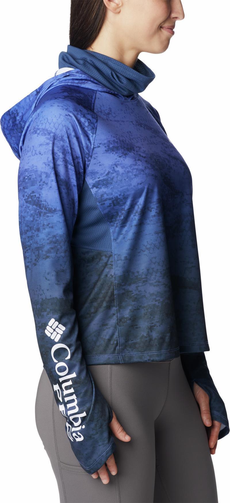 Super Tidal Tee Vent Hoodie - Womens - Violet Sea Camo Gradient 3