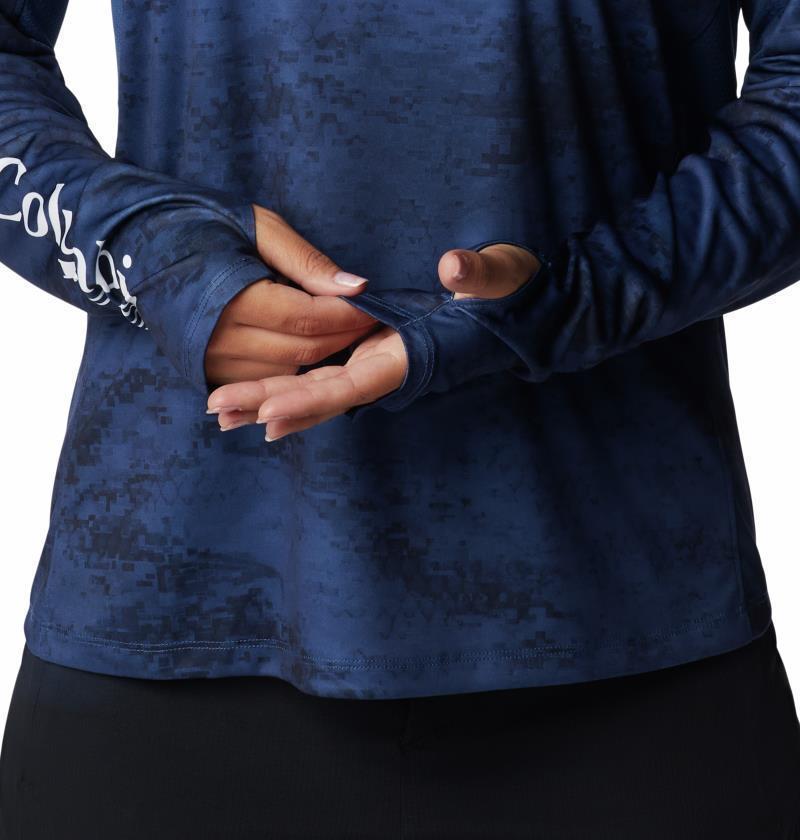 Super Tidal Tee Vent Hoodie - Womens - Violet Sea Camo Gradient 5