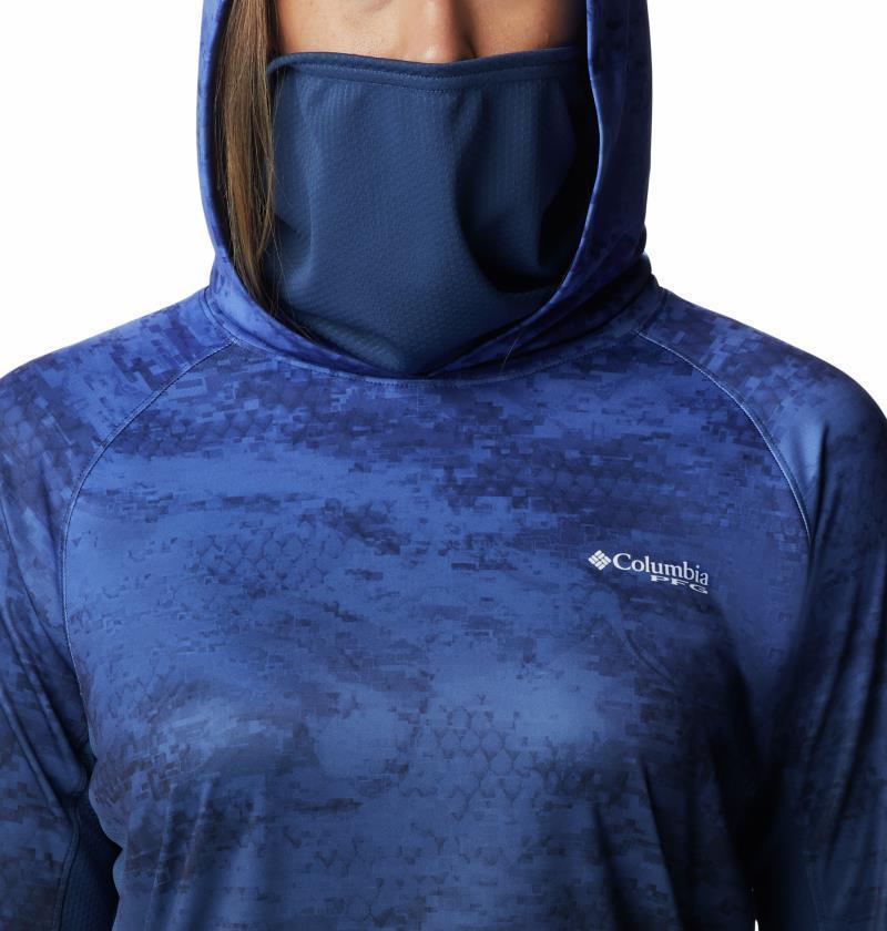 Super Tidal Tee Vent Hoodie - Womens - Violet Sea Camo Gradient 6