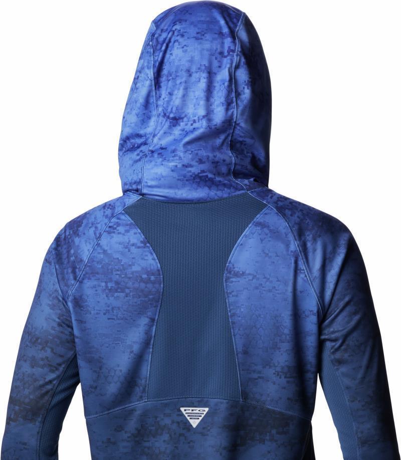 Super Tidal Tee Vent Hoodie - Womens - Violet Sea Camo Gradient 7