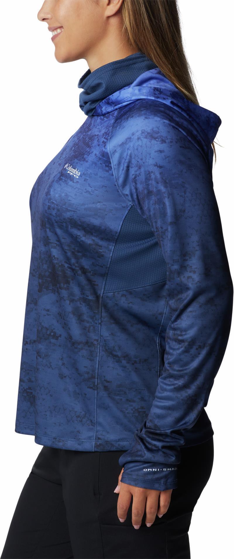 Super Tidal Tee Vent Hoodie - Womens - Violet Sea Camo Gradient 9