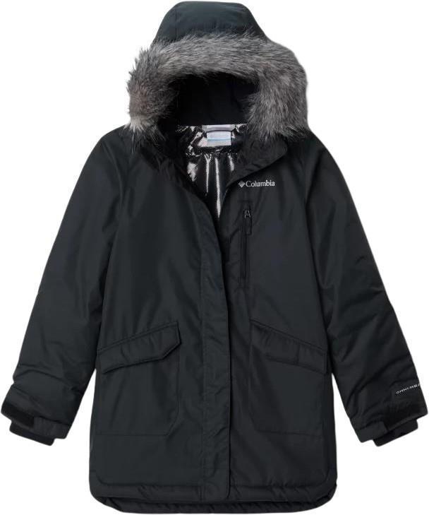 Suttle Mountain Long Insulated Jacket - Youth Girls - Black 1
