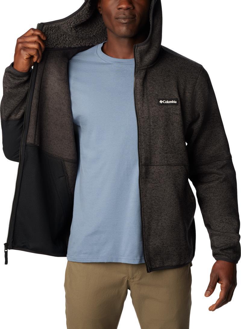 Sweater Weather Full Zip Hoodie - Mens - Black Heather 5