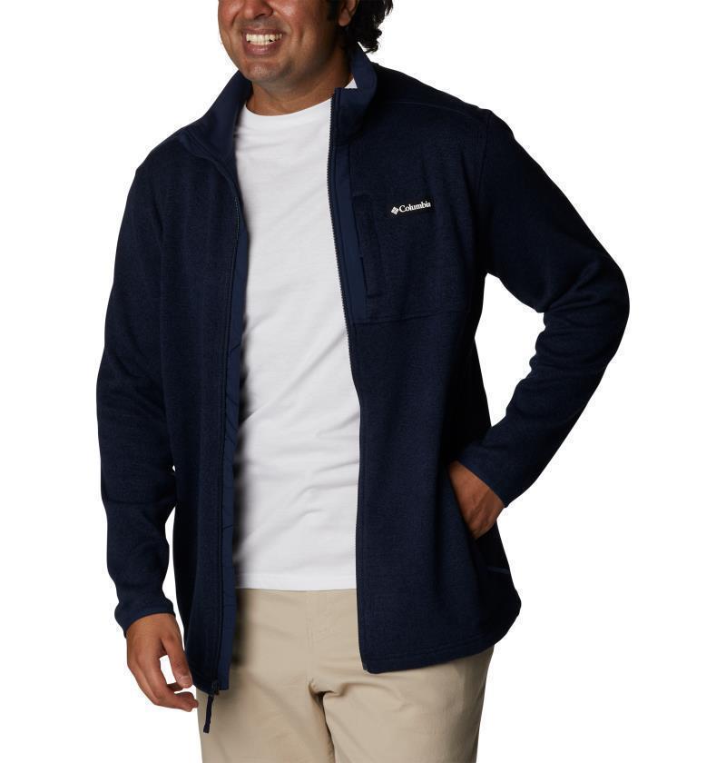Sweater Weather Full Zip - Big - Mens - Collegiate Navy Heather 3
