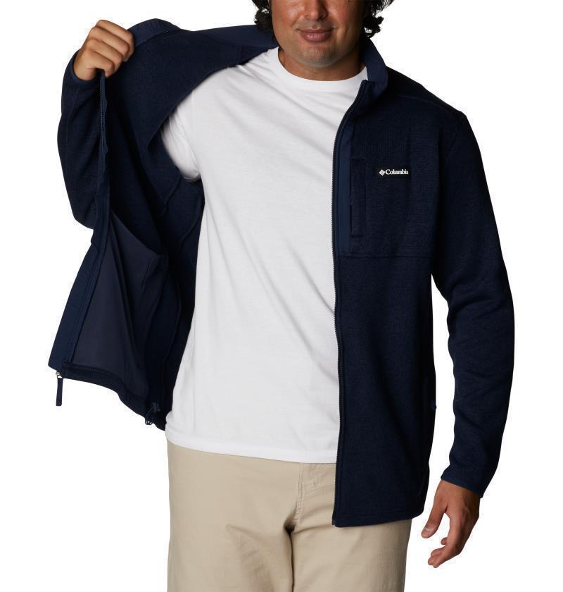 Sweater Weather Full Zip - Big - Mens - Collegiate Navy Heather 4