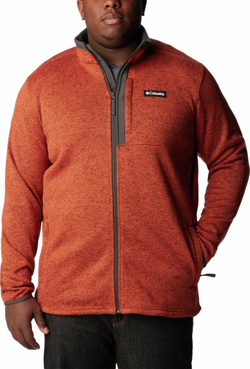 Sweater Weather Full Zip - Big - Mens - Warp Red Heather 1