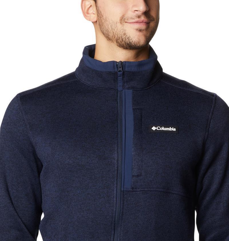 Sweater Weather Full Zip - Mens - Collegiate Navy Heather 6