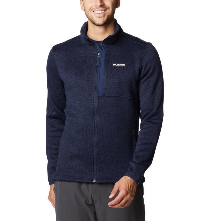 Sweater Weather Full Zip - Mens - Collegiate Navy Heather 1