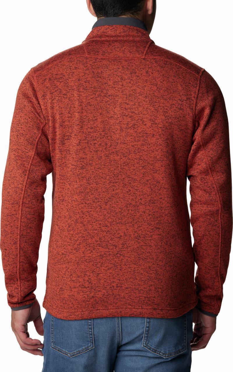 Sweater Weather Full Zip - Mens - Warp Red Heather 2