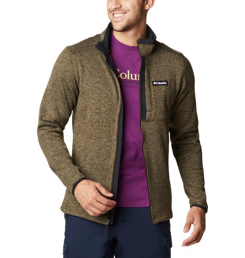 Sweater Weather Full Zip - Tall - Mens - Olive Green Heather 3