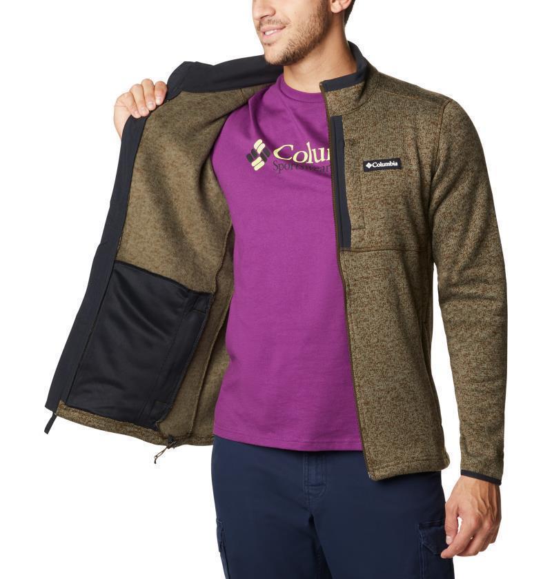 Sweater Weather Full Zip - Tall - Mens - Olive Green Heather 4