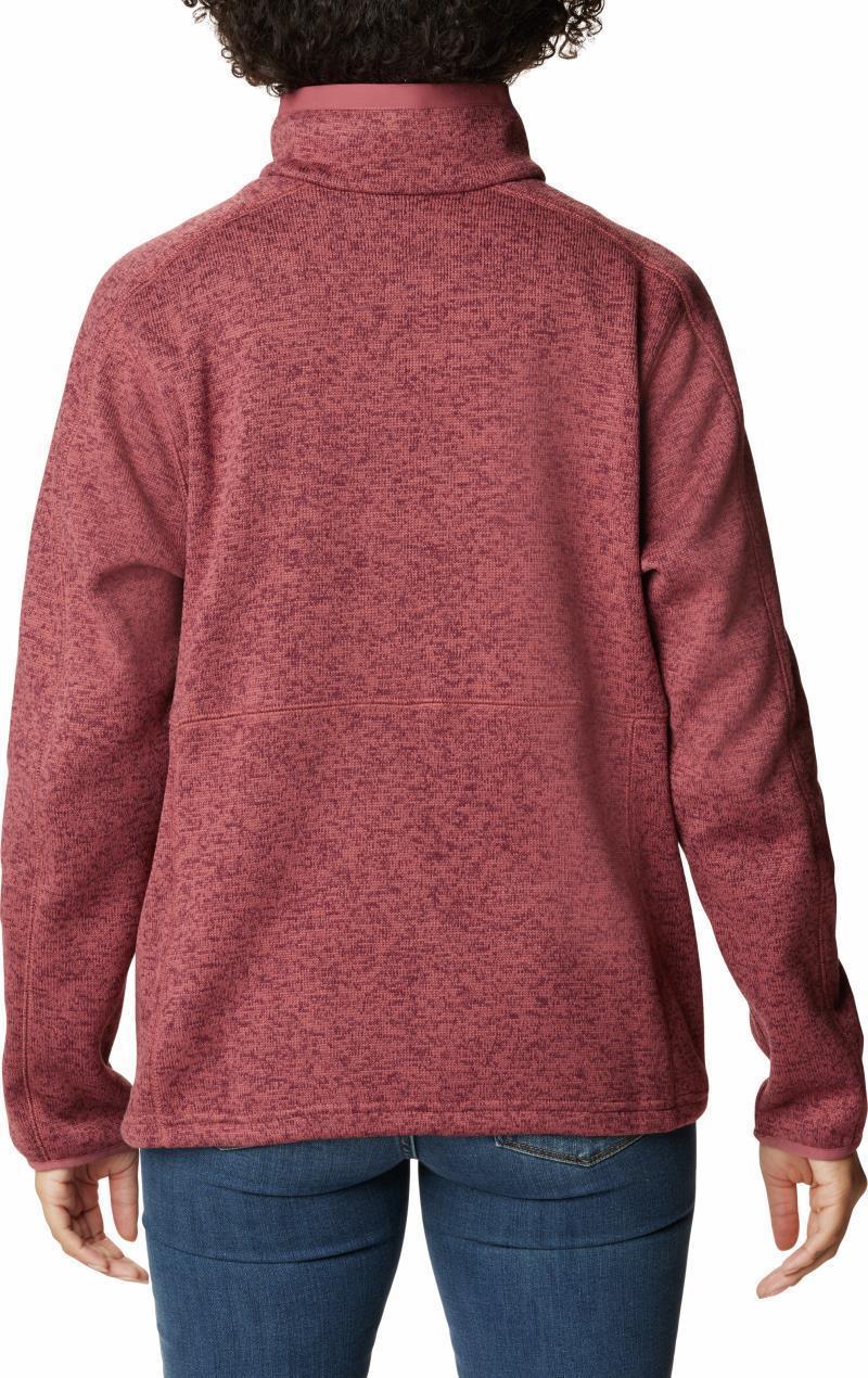Sweater Weather Full Zip - Womens - Beetroot Heather 2