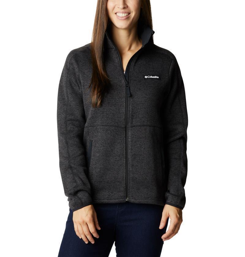 Sweater Weather Full Zip - Womens - Black Heather 1