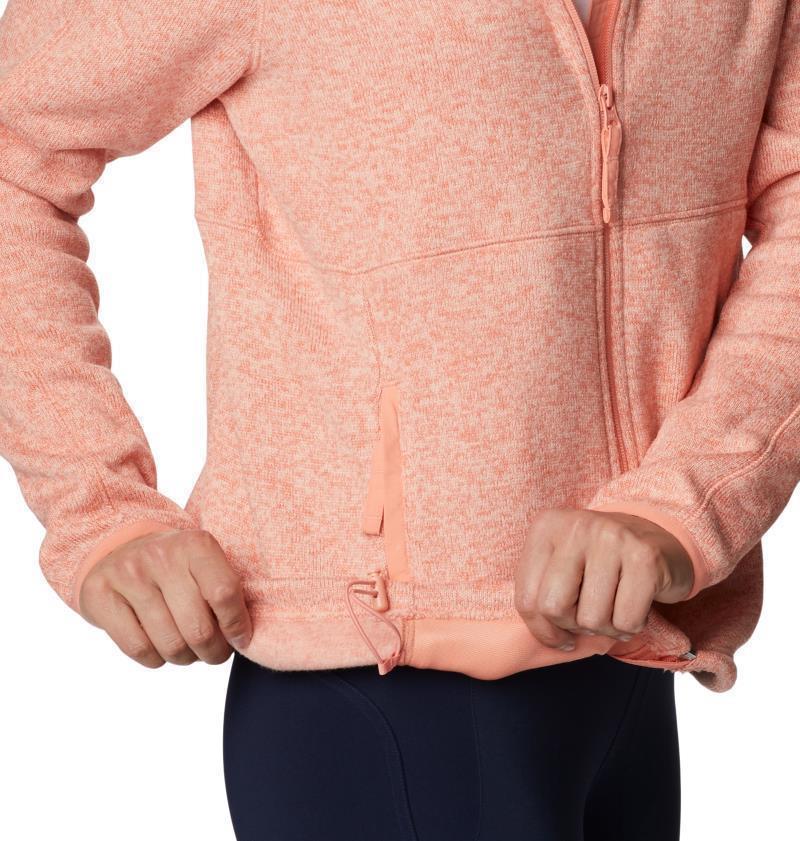 Sweater Weather Full Zip - Womens - Summer Peach / Heather 7