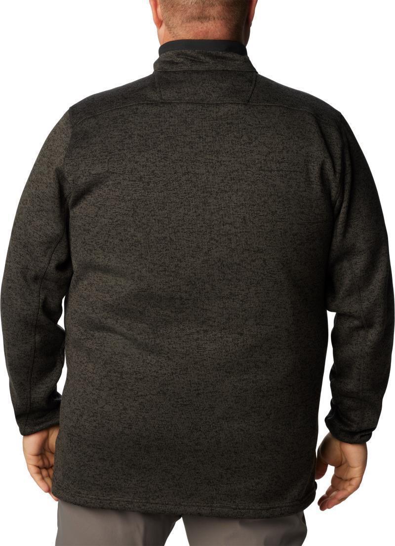 Sweater Weather Half Zip - Big - Mens - Black Heather / Black 3